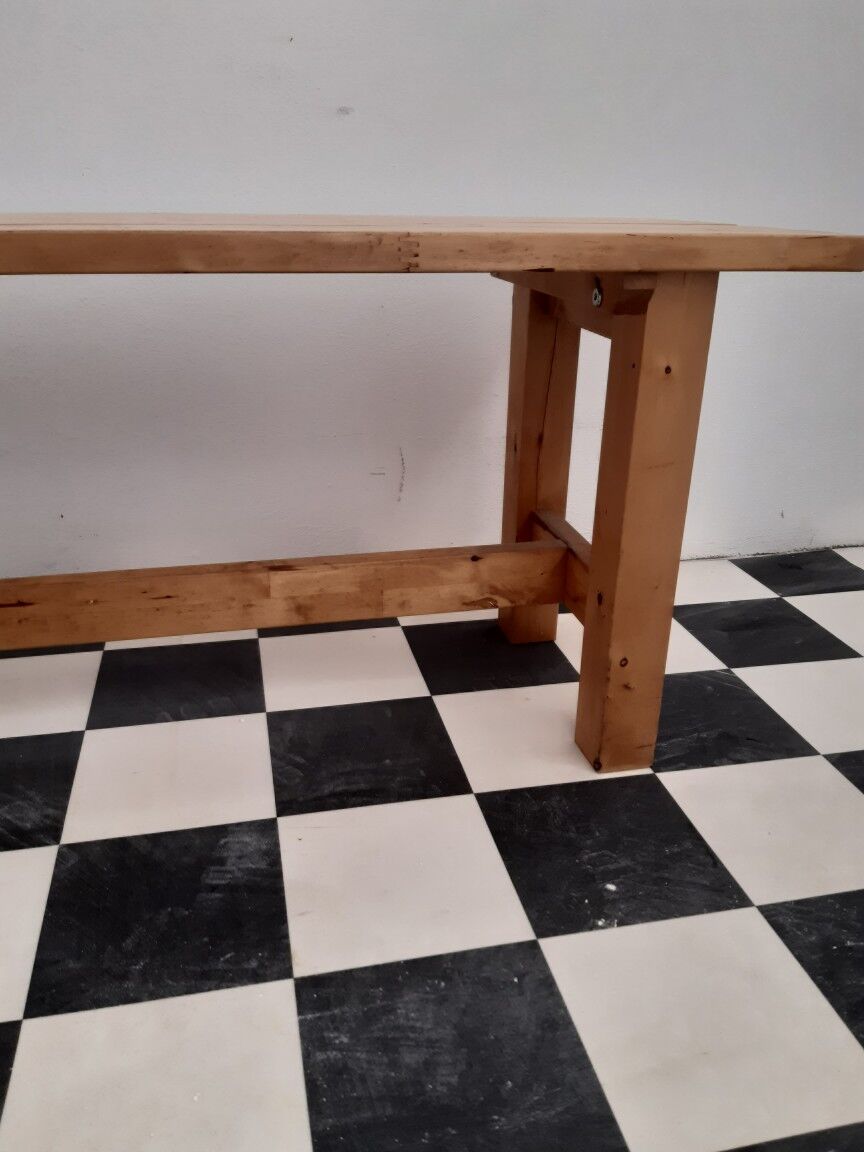 Pine slatted bench 150 cm