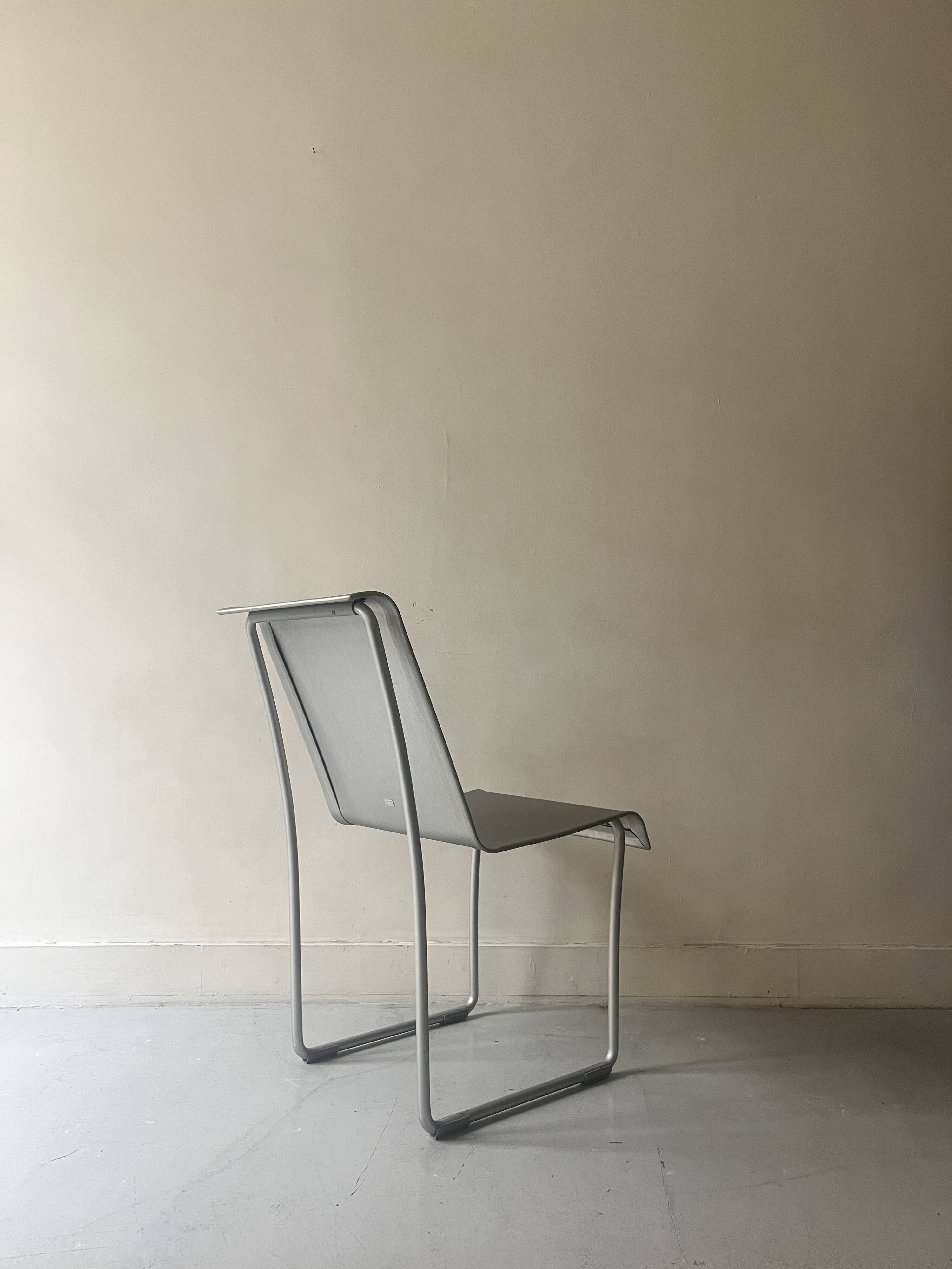 SUPERLIGHT chrome metal chair by Frank Gerhy, Edition Emeco USA