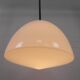 Old school lamp with large glass ball in opal glass, 1930s