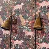 Pair of modular wall lights, Scandinavian design, 1950s.