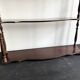 Large Napoleon III shelf in turned wood with a pediment.