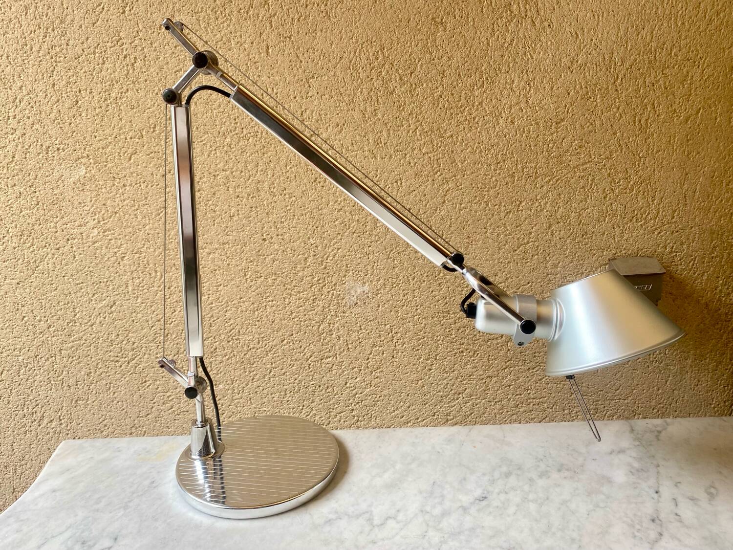 Tolomeo mini led desk lamp on designer base By Lucchi & Fassina excellent condition