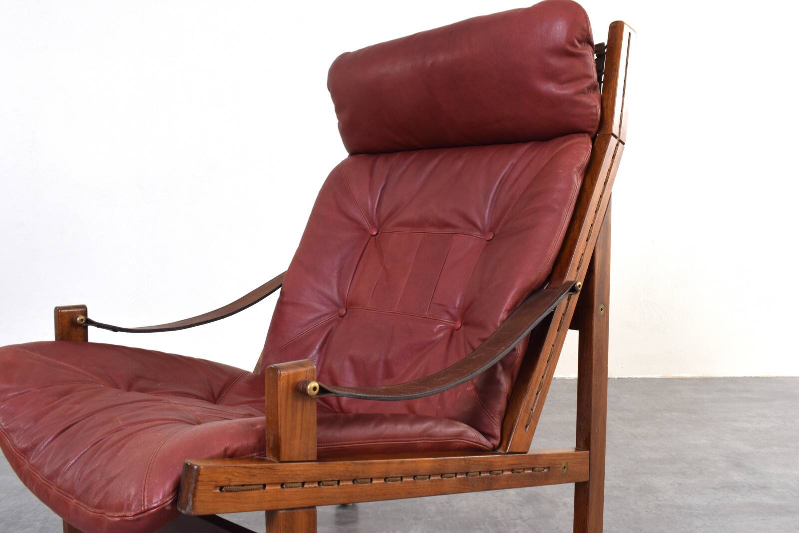 Mid-Century Hunter Lounge Chair by Torbjørn Afdal for Bruksbo, 1960s.