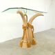 Vintage faux tusk console table, 1980s