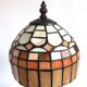 Lampe Tiffany pied en bronze femme