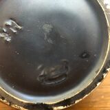 Black vase of the years 50 Luneville