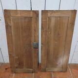Pair of old cherry doors