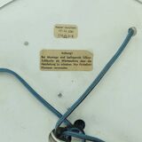 large kaiser leuchten CEILING FIXTURE flush mount thick ice glass