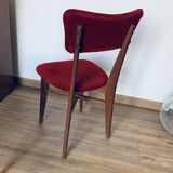 2 red chairs