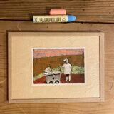 bold pastels in old photo - Brighton 1921