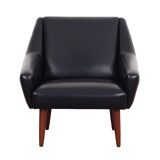 Leather armchair, Danish design, 1970s, production: Denmark