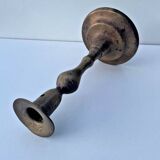 Bougeoir ancien en laiton – Élégant, authentique, décoration vintage