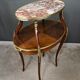 Table à thé en placage d’acajou, style Louis XV – Début XXe
