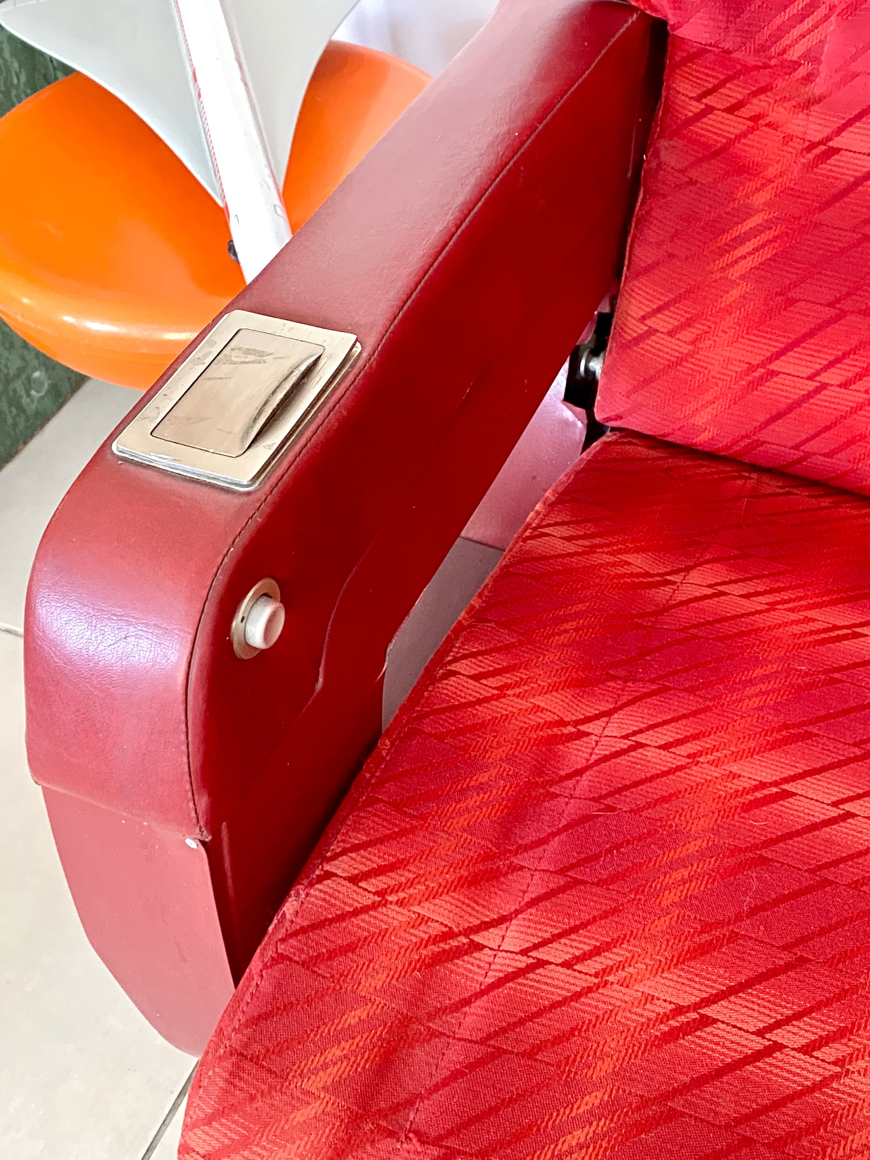 Vintage Air France aircraft chairs