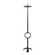 Wrought iron standing candle stick holder