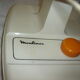 Ventilateur vintage de table Moulinex orange 1970