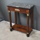 Petite console en acajou, style Empire – XIXe