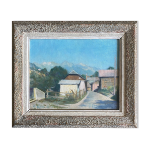 Tableau Entrée du village, Montagne