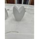 Set of 5 opaline glass tulips