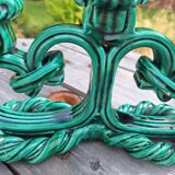 Pair of ceramic candlesticks