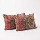 Lot de 2 housses de coussin turque vintage 41x61 cm