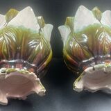 Pair of slip tripod pot covers -