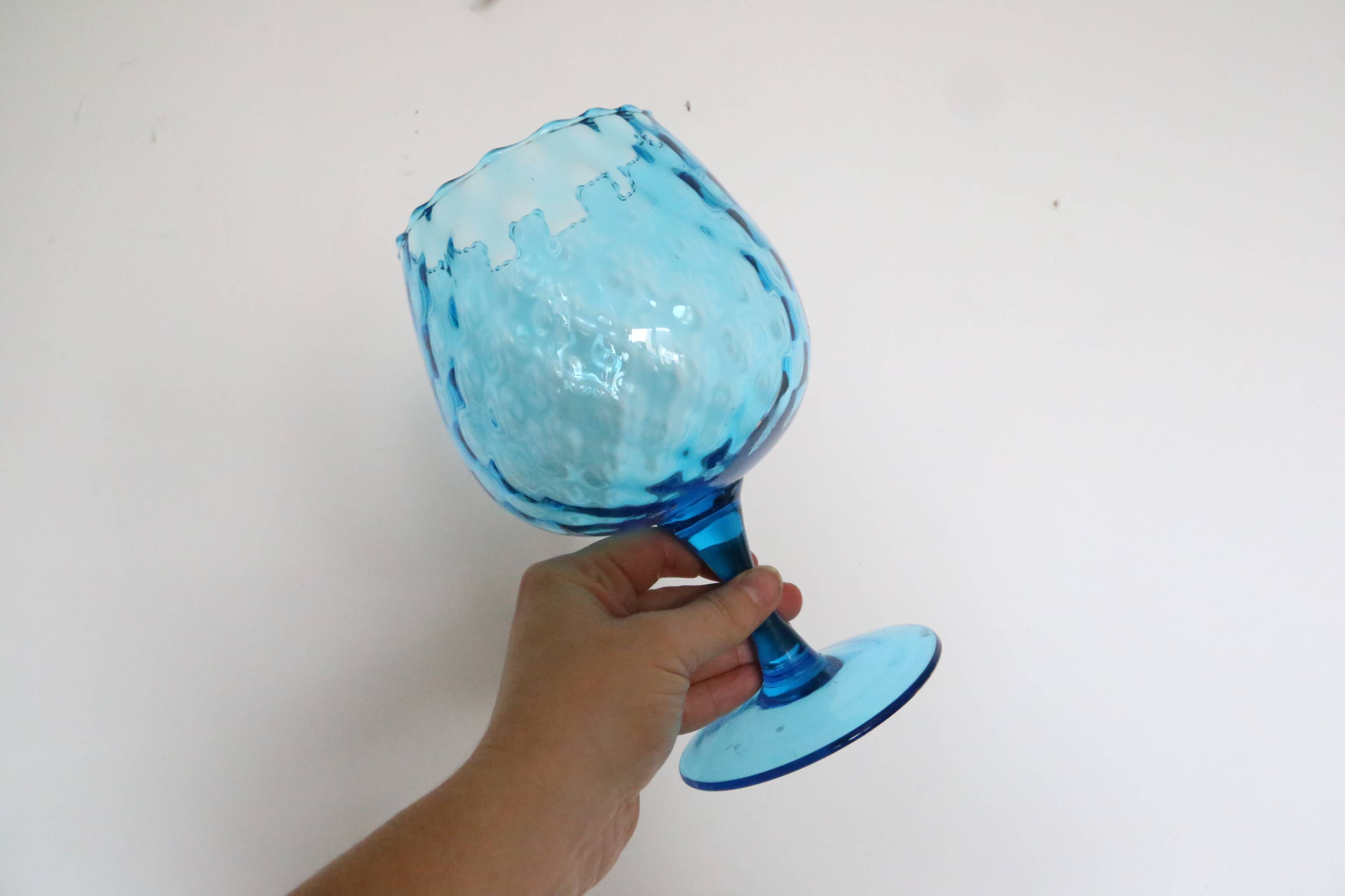 Empoli glass vase, vintage