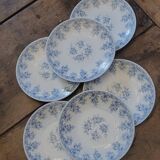 Rivanel 60's blue dessert plates
