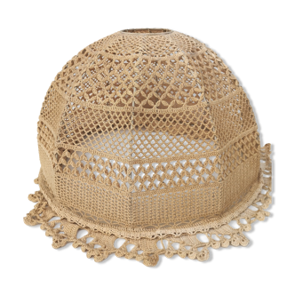 Vintage crochet lampshade