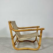 Vintage bamboo lounge set made in denmark 1950s