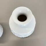 Set of 2 OP Art Biscuit Porcelain Vases by Edelstein Bavaria, Germany, 1970s