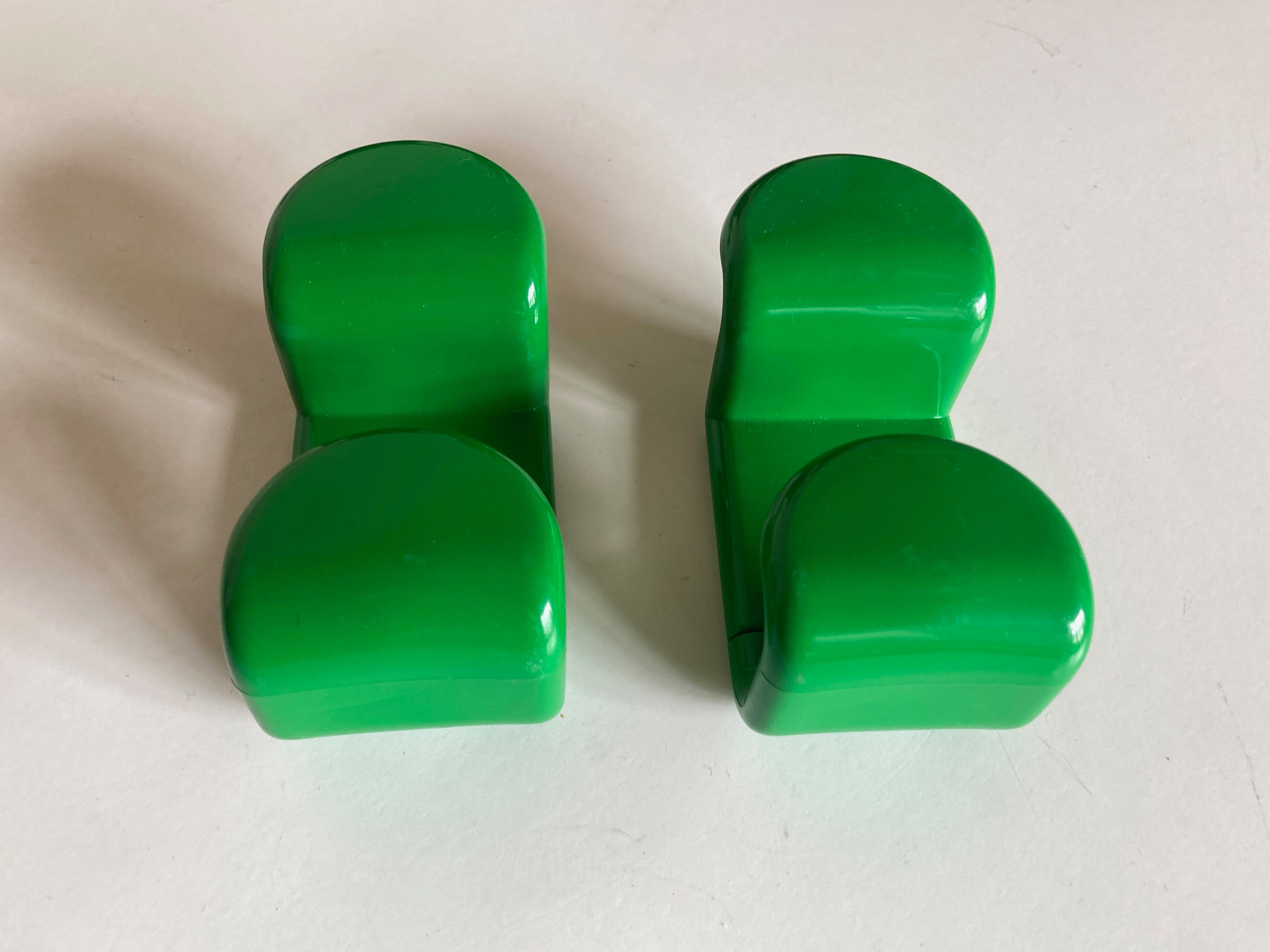 Pairs of Italian design hook Gedy late 1970