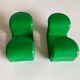 Pairs of Italian design hook Gedy late 1970