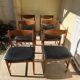 Lot de 6 chaises Gplan danish design Kofod Larsen