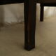 Old country side table in waxed wood