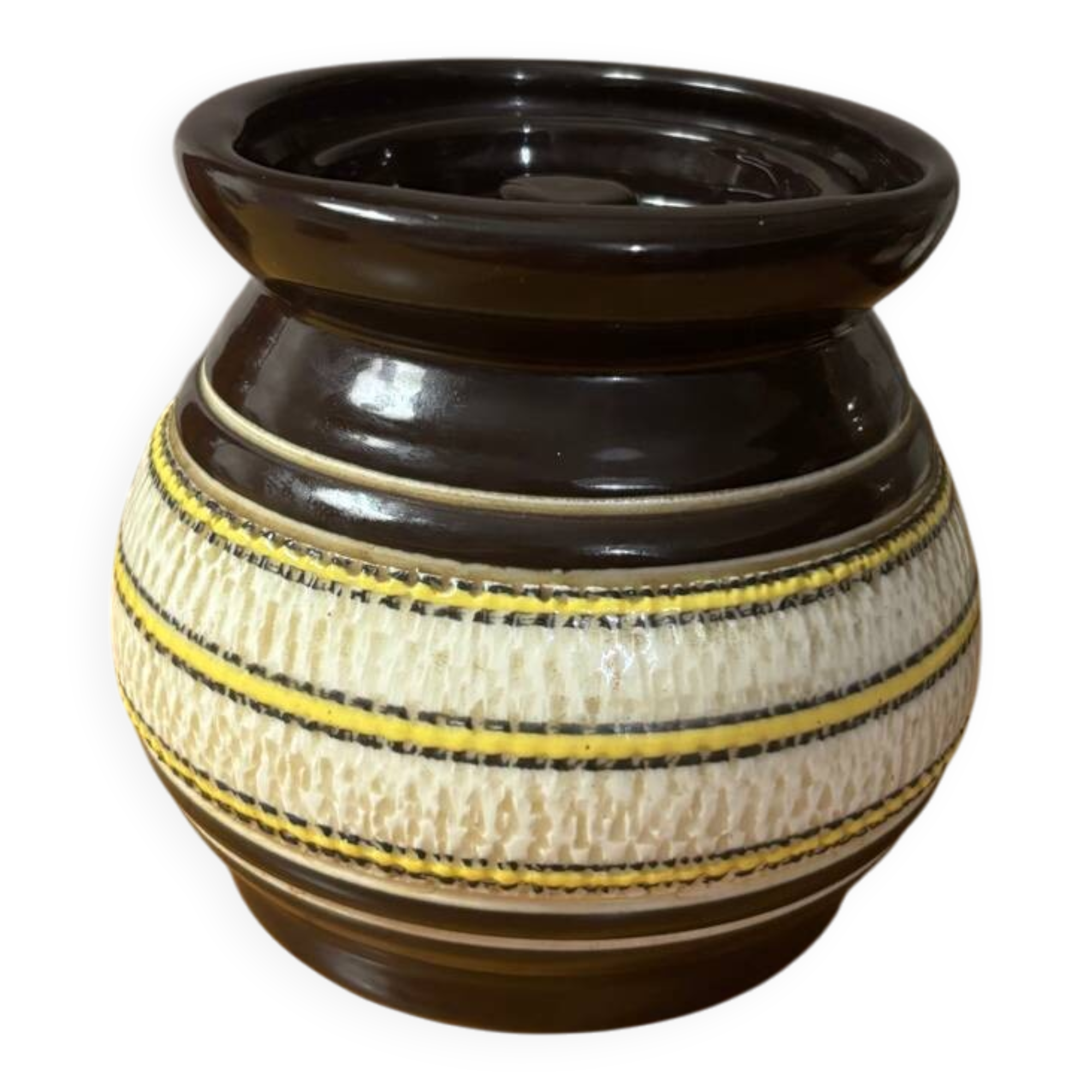 Vintage pot signed Lucien Brisdoux