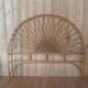 Bedhead and rattan nightstand