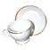 Paris porcelain – Antique round cup in soft porcelain with gold trim.