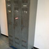 Old vintage industrial wardrobe