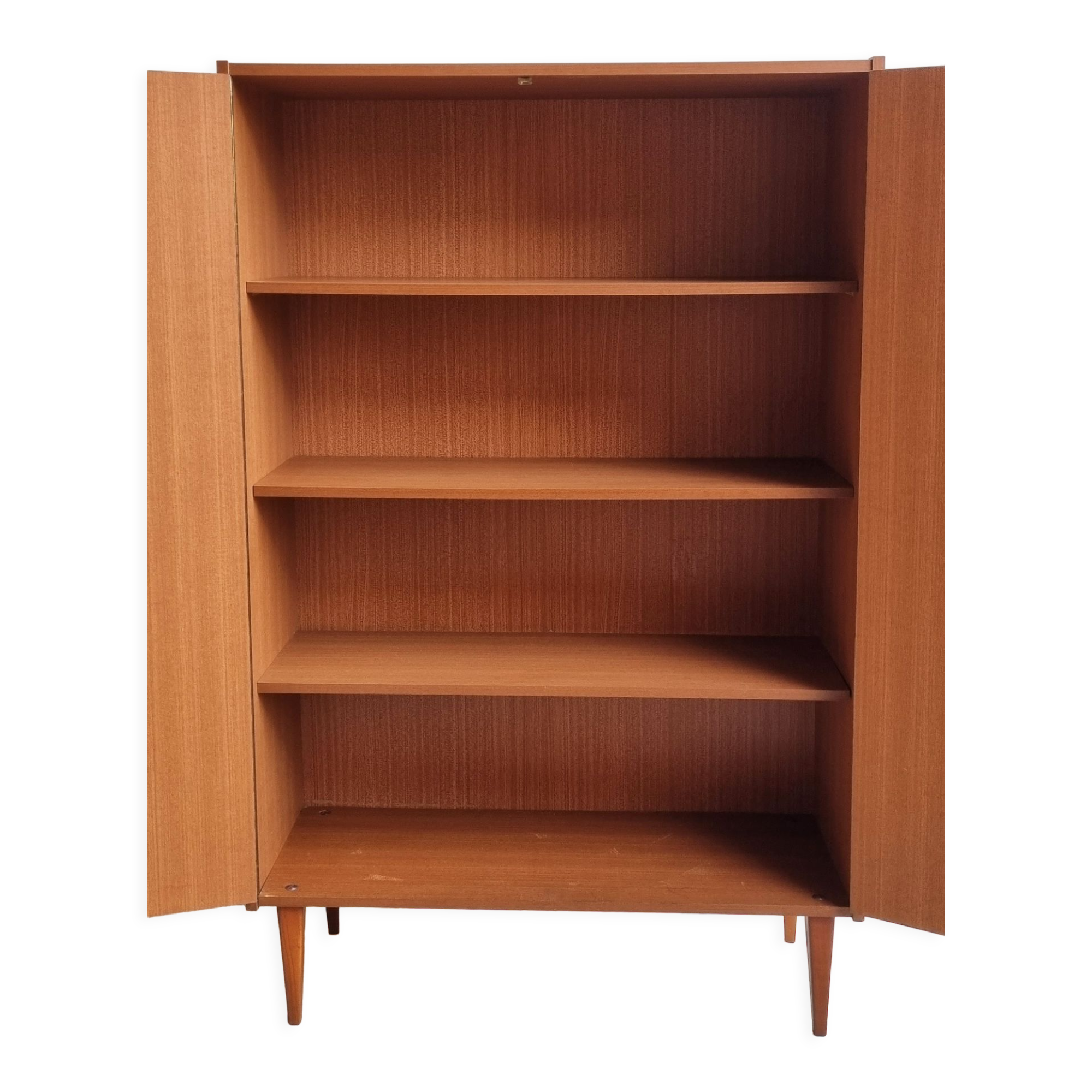 Shelf cabinet, linen, bookcase, 60s
