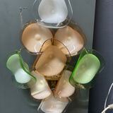 Appliques murales en verre de Murano, lot de 2, années 1970