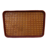Woven rattan tray