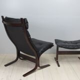 Siesta chair and footstool by Ingmar Relling for Westnova Norway - 1965