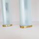 Extra-large modern mid-century wall lamp pair attributed to Asea.