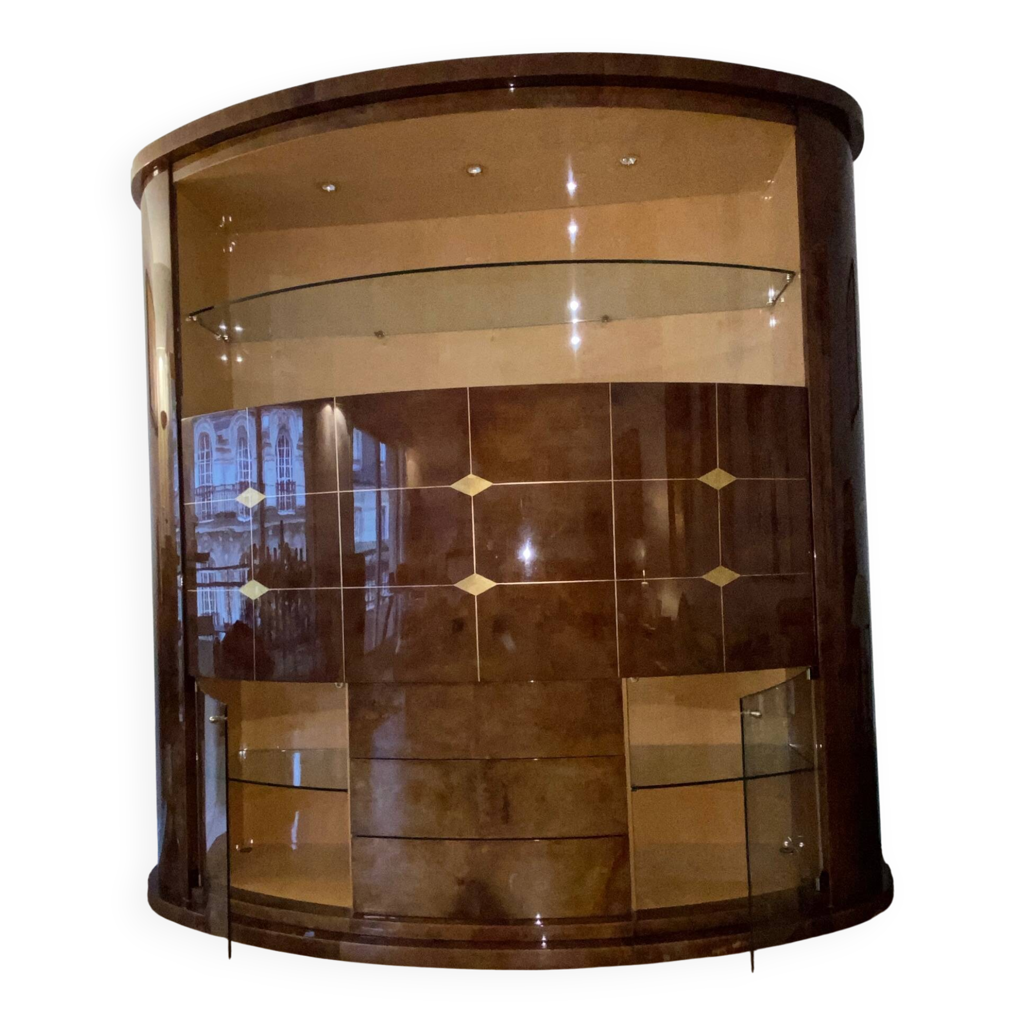 Important Art Deco Bar Cabinet House Roméo