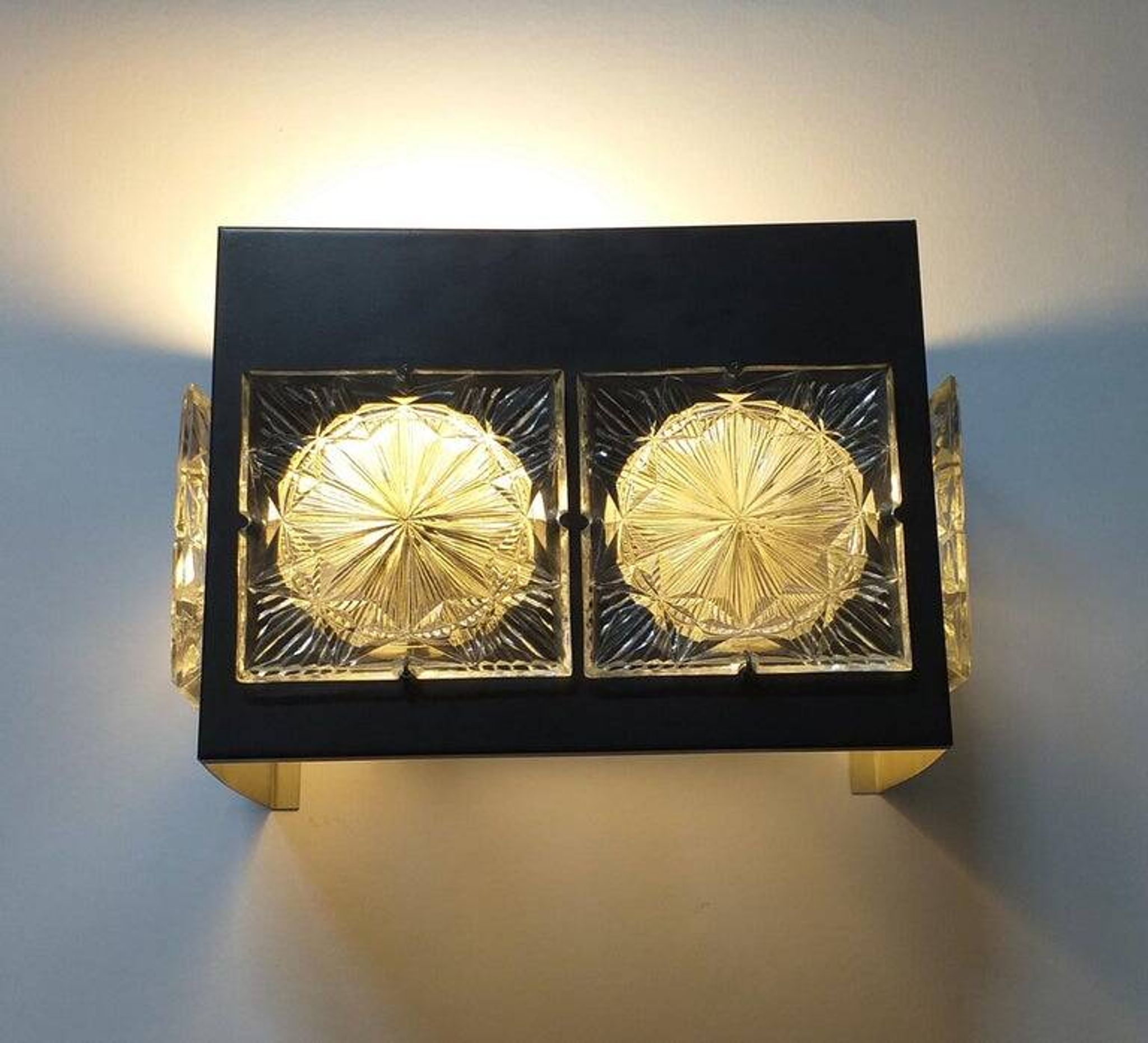 Pair of Midcentury Wall Lamps Napako, Josef Hurka, 1970s