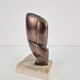 Sculpture abstraite vintage sur socle en marbre, années 1960