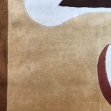 Beautiful french rug by Paulette Née handmade 160 x 230 cm