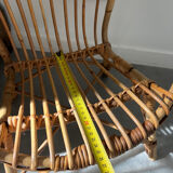 Fauteuil en rotin pour enfant