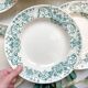 Set of 6 Antique Terre de Fer "Figuig" Soup Plates – Longchamp 19th Century